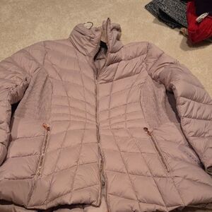 Bernardo Mauve Quilted Puffer Jacket